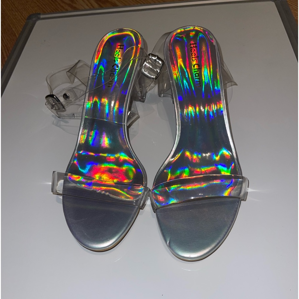 Heels charm sandals size 9
